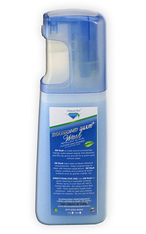 Diamond Blue Wash bottle
