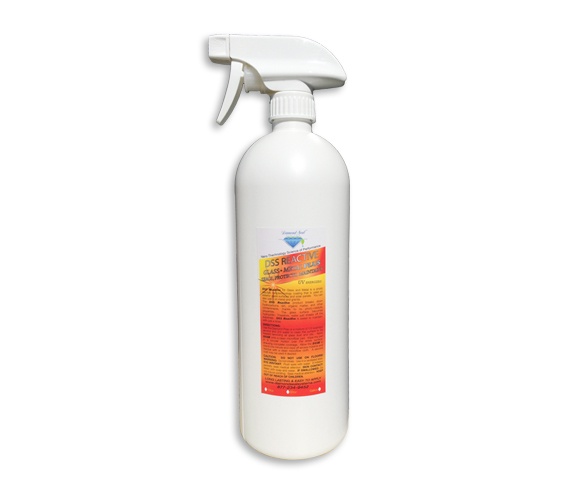 DSS Reactive Pro glass and metal treatment bottle