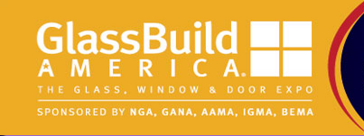 GlassBuild America glass, window, and door expo logo