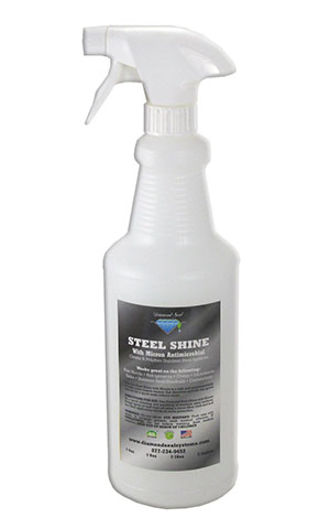 Diamond Steel Shine bottle